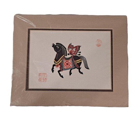 Other - Chinese Zodiac Paper Cut Folk Art Year Of The Horse